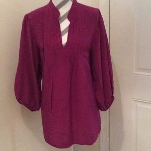 Ladies beautiful plum color blouse